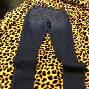 Levi’s skinny super low jeans
